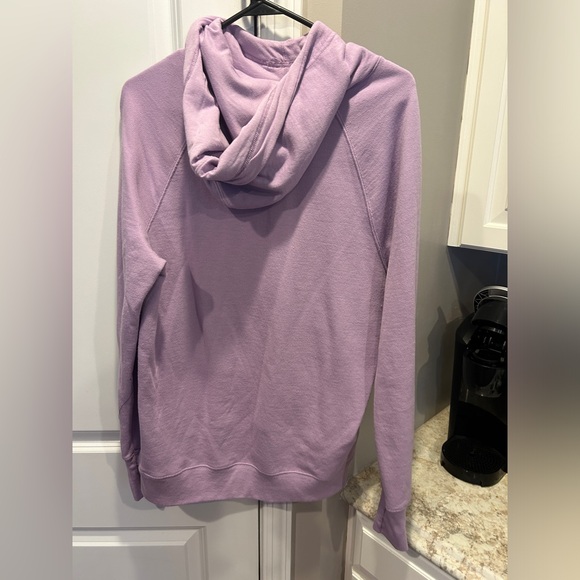 Women’s CHAMPION Purple Pullover Hoodie Sweatshirt Large - Picture 3 of 11